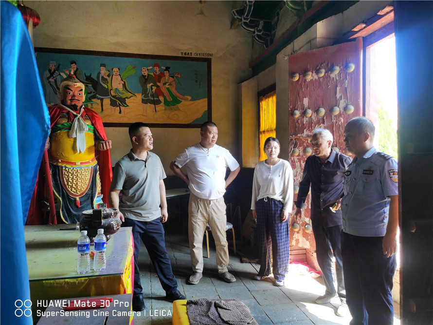 筑牢文物安全防线 护航平安双节——济源示范区文物保护研究中心联合公安部门开展中秋国庆节前安全专项巡查